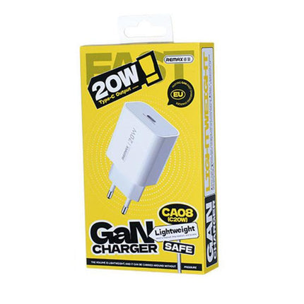 REMAX CA09 PD30W Type-C GaN Fast Charger, EU Plug, CA09