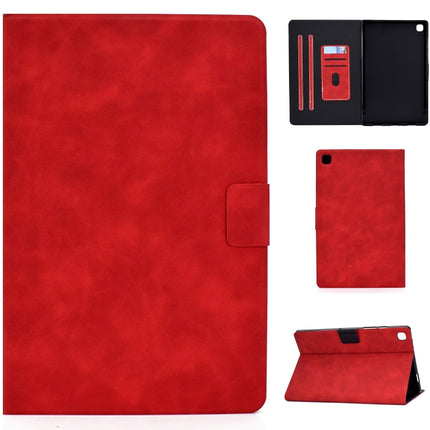 Horizontale Klapphülle aus Leder mit Rindslederstruktur, Halterung und Kartenfächern sowie Schlaf-/Weckfunktion, für Samsung Galaxy Tab A7 (2020) T500, für Samsung Galaxy Tab S8 / Galaxy Tab S7 11.0 T870, für iPad Air 2022/2020 10.9