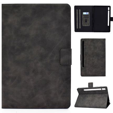 Horizontale Klapphülle aus Leder mit Rindslederstruktur, Halterung und Kartenfächern sowie Schlaf-/Weckfunktion, für Samsung Galaxy Tab A7 (2020) T500, für Samsung Galaxy Tab S8 / Galaxy Tab S7 11.0 T870, für iPad Air 2022/2020 10.9