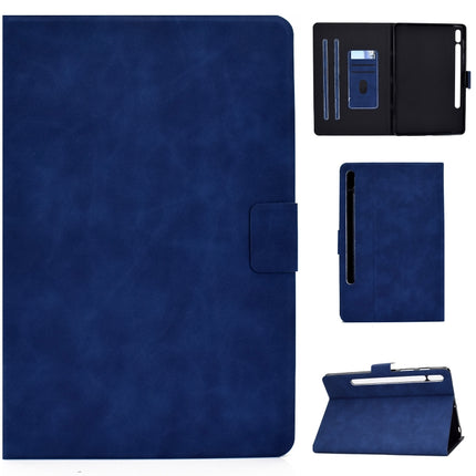 Horizontale Klapphülle aus Leder mit Rindslederstruktur, Halterung und Kartenfächern sowie Schlaf-/Weckfunktion, für Samsung Galaxy Tab A7 (2020) T500, für Samsung Galaxy Tab S8 / Galaxy Tab S7 11.0 T870, für iPad Air 2022/2020 10.9