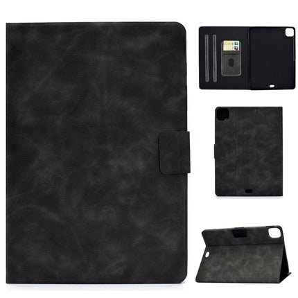 Horizontale Klapphülle aus Leder mit Rindslederstruktur, Halterung und Kartenfächern sowie Schlaf-/Weckfunktion, für Samsung Galaxy Tab A7 (2020) T500, für Samsung Galaxy Tab S8 / Galaxy Tab S7 11.0 T870, für iPad Air 2022/2020 10.9