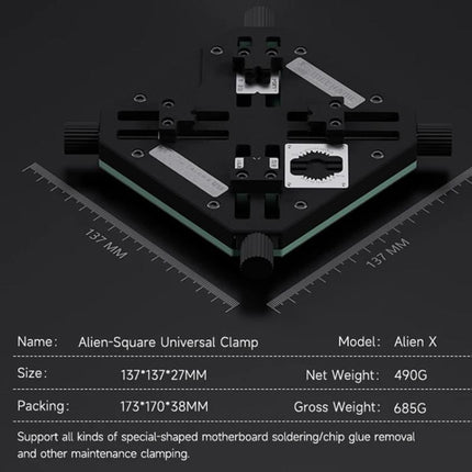 Mechanic Alien X V2.0 360 Clamping Universal Motherboard Fixture, Mechanic Alien X V2.0(Original)