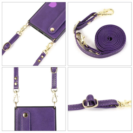 Wrist Strap PU+TPU Shockproof Protective Case with Crossbody Lanyard & Holder & Card Slot, For Samsung Galaxy S9, For Samsung Galaxy S9 Plus, For Samsung Galaxy S10, For Samsung Galaxy S10e