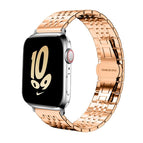 For Apple Watch 38 / 40 / 41 / S10 42mm 20mm / Rose Gold