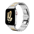 For Apple Watch 38 / 40 / 41 / S10 42mm 20mm / Silver Gold