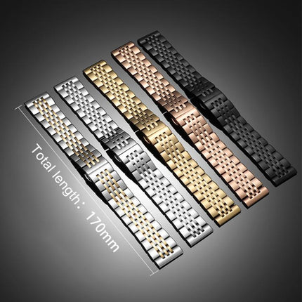 xDfind Seven-bead Solid Stainless Steel Watch Band, For Apple Watch 42 / 44 / 45 / 46 / 49mm 22mm, For Apple Watch 38 / 40 / 41 / S10 42mm 20mm