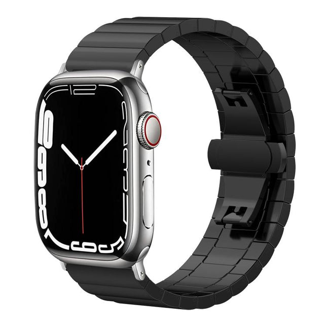 xDfind One-bead Bamboo Solid Stainless Steel Watch Band