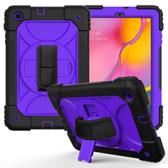 Stoßfeste PC + Silikon-Kombinationshülle mit Halterung &amp; Handschlaufe &amp; Schultergurt, für iPad Air 11 2024 / Air 2022 / 2020 10.9 / Air 2022, für Samsung Galaxy Tab A 10.1 (2019) T510/T515
