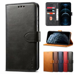 GUSSIM Business Style Horizontal Flip Leather Case with Holder & Card Slots & Wallet, For iPhone 12 mini, For iPhone 12 / 12 Pro, For iPhone 12 Pro Max, For Samsung Galaxy A21s