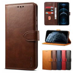 GUSSIM Business Style Horizontal Flip Leather Case with Holder & Card Slots & Wallet, For iPhone 12 mini, For iPhone 12 / 12 Pro, For iPhone 12 Pro Max, For Samsung Galaxy A21s