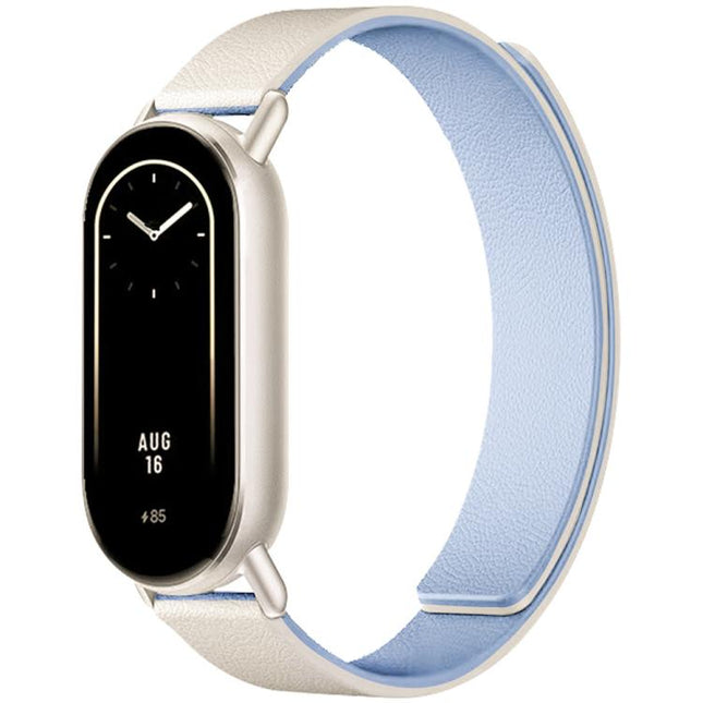 xDfind Flat Head Litchi Texture Magnetic Silicone Watch Band, 14mm, 18mm