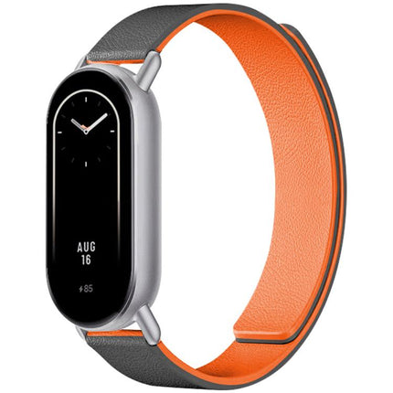 xDfind Flat Head Litchi Texture Magnetic Silicone Watch Band, 14mm, 18mm