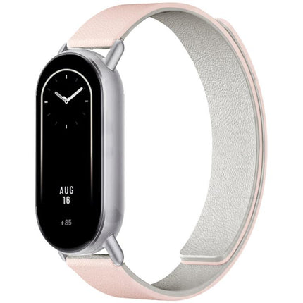 xDfind Flat Head Litchi Texture Magnetic Silicone Watch Band, 14mm, 18mm