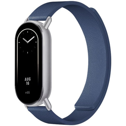 xDfind Flat Head Litchi Texture Magnetic Silicone Watch Band, 14mm, 18mm