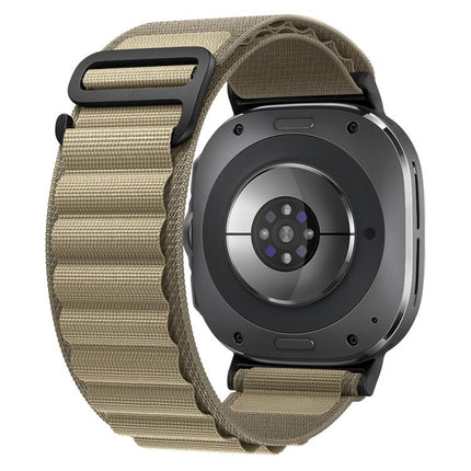 xDfind Black Buckle Loop Nylon Watch Band, For Samsung Galaxy Watch Ultra 47mm / Ultra 2025, For Samsung Galaxy Watch8 / 8 Classic