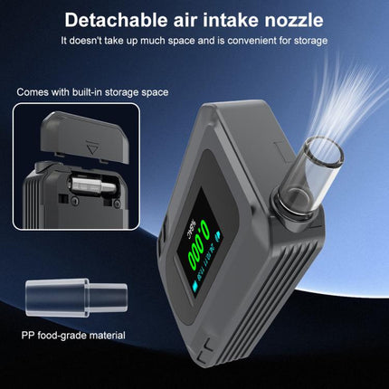 D2000 HD IPS Screen Portable Blow-Type High-Precision Alcohol Content Tester, D2000