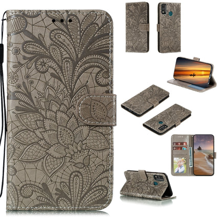 Lace Flower Horizontal Flip Leather Case with Holder & Card Slots & Wallet & Photo Frame, For Motorola Moto G5 Plus 5G, For Motorola Moto G Power, For Huawei Enjoy 20, For Huawei Honor 9X Lite