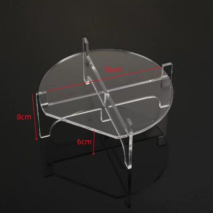 YX171 Acrylic Drink Dispenser Beverage Holder Cakes Stand, 19x19x8cm, 22x22x12cm