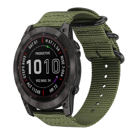 xDfind Ring Buckle Nylon Canvas Watch Band