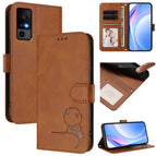 For TCL 40 R 5G / Sharp Aquos V6 / Brown