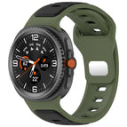 For Samsung Galaxy Watch8 / Wacth8 Classic / Army Green Black