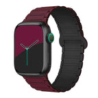 For Apple Watch 42 / 44 / 45 / 46 / 49mm / Wine Red Black