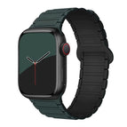 For Apple Watch 42 / 44 / 45 / 46 / 49mm / Dark Green Black