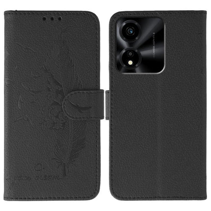 Feather Pattern Litchi Texture Leather Phone Case, For Honor Magic8 Pro, For Honor Magic8, For Honor X7d 5G, For Honor X5c Plus