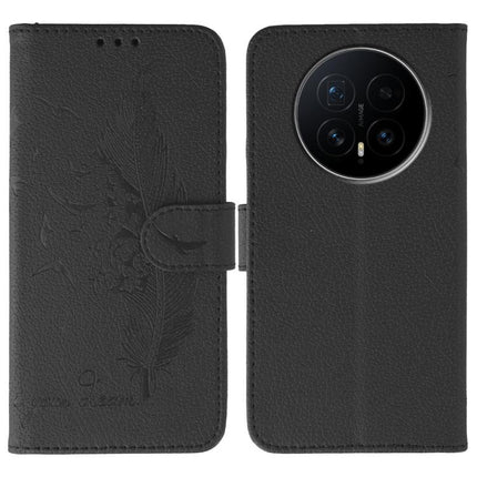 Feather Pattern Litchi Texture Leather Phone Case, For Honor Magic8 Pro, For Honor Magic8, For Honor X7d 5G, For Honor X5c Plus