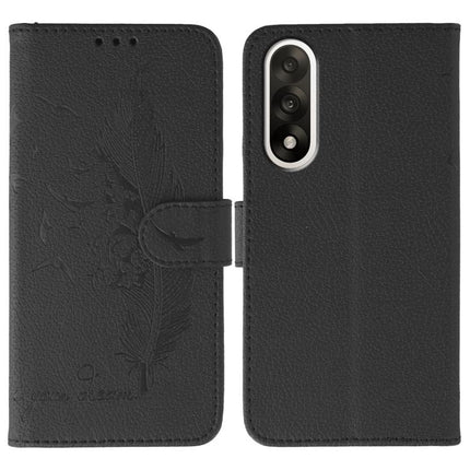 Feather Pattern Litchi Texture Leather Phone Case, For OnePlus Ace 6, For OnePlus 15, For OnePlus Nord 5, For OnePlus Nord CE5