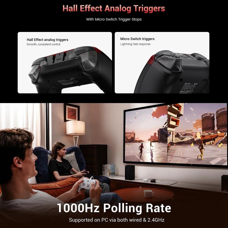 GameSir G7 Pro Bluetooth Wireless Tri-Mode Game Controller for Xbox / Steam / PC / Android