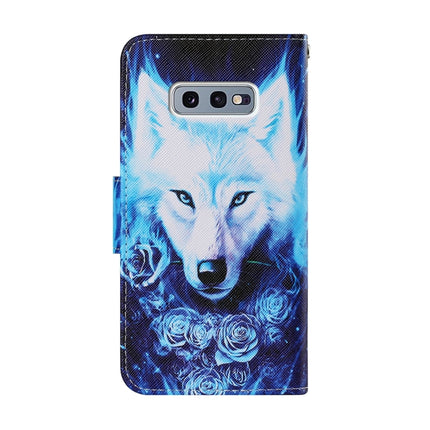 Coloured Drawing Pattern Horizontal Flip PU Leather Case with Holder & Card Slots & Wallet & Lanyard, For Samsung Galaxy S10e