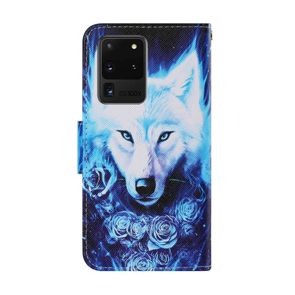 Coloured Drawing Pattern Horizontal Flip PU Leather Case with Holder & Card Slots & Wallet & Lanyard, For Samsung Galaxy S20 Ultra