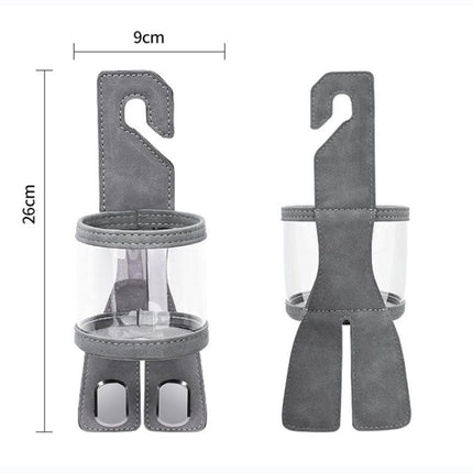 Car Water Cup Holder Seat Back Dual Hanger Hook
