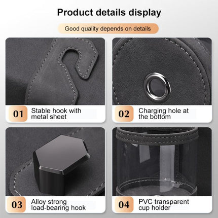 Car Water Cup Holder Seat Back Dual Hanger Hook