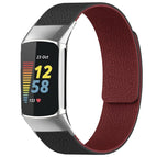 For Fitbit Charge 5 / Charge 6 / Black Red