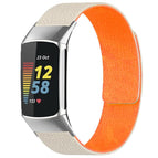 For Fitbit Charge 5 / Charge 6 / Starlight Orange