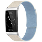 For Fitbit Charge 4 / Charge 3 / White Blue