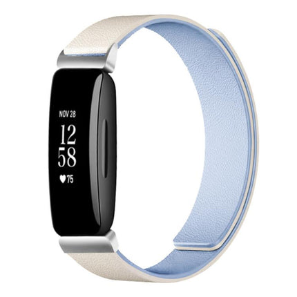 xDfind Litchi Texture Magnetic Silicone Watch Band, For Fitbit Inspire 2 / Ace 3, For Fitbit Charge 4 / Charge 3