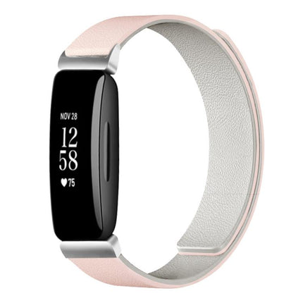 xDfind Litchi Texture Magnetic Silicone Watch Band, For Fitbit Inspire 2 / Ace 3, For Fitbit Charge 4 / Charge 3