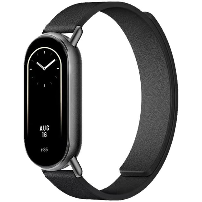 xDfind Litchi Texture Magnetic Silicone Watch Band, For Xiaomi Band 10 Pro/9 Pro/Redmi Watch 6/5/4, For Xiaomi Smart Bnad 10 / 9 / 8