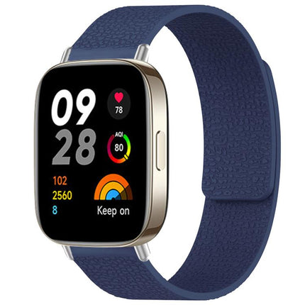 xDfind Litchi Texture Magnetic Silicone Watch Band, For Redmi Watch 3 Active/Watch 3 Lite, For Redmi Watch 3