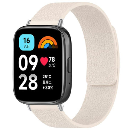 xDfind Litchi Texture Magnetic Silicone Watch Band, For Redmi Watch 3 Active/Watch 3 Lite, For Redmi Watch 3