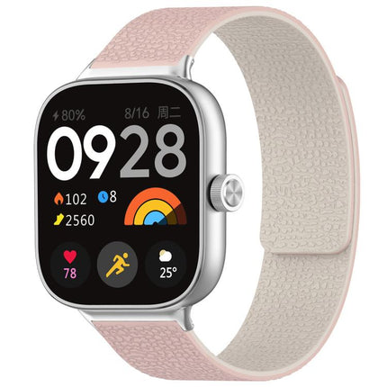 xDfind Litchi Texture Magnetic Silicone Watch Band, For Xiaomi Band 10 Pro/9 Pro/Redmi Watch 6/5/4, For Xiaomi Smart Bnad 10 / 9 / 8