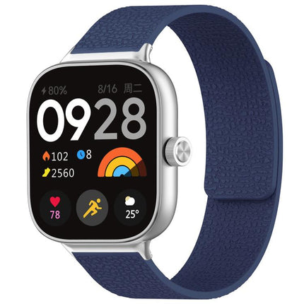 xDfind Litchi Texture Magnetic Silicone Watch Band, For Xiaomi Band 10 Pro/9 Pro/Redmi Watch 6/5/4, For Xiaomi Smart Bnad 10 / 9 / 8