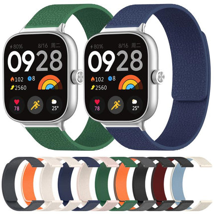 xDfind Litchi Texture Magnetic Silicone Watch Band, For Xiaomi Band 10 Pro/9 Pro/Redmi Watch 6/5/4, For Xiaomi Smart Bnad 10 / 9 / 8