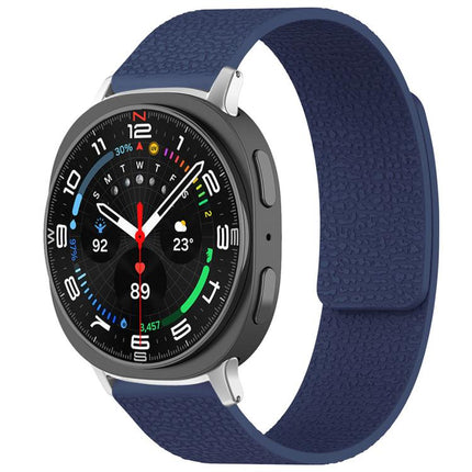xDfind Litchi Texture Magnetic Silicone Watch Band, For Samsung Galaxy Watch Ultra/Ultra 2025, For Samsung Galaxy Watch8 / 8 Classic