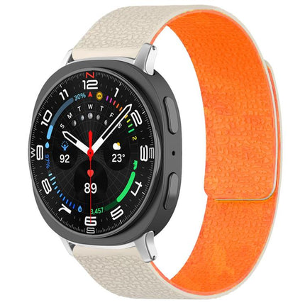 xDfind Litchi Texture Magnetic Silicone Watch Band, For Samsung Galaxy Watch Ultra/Ultra 2025, For Samsung Galaxy Watch8 / 8 Classic
