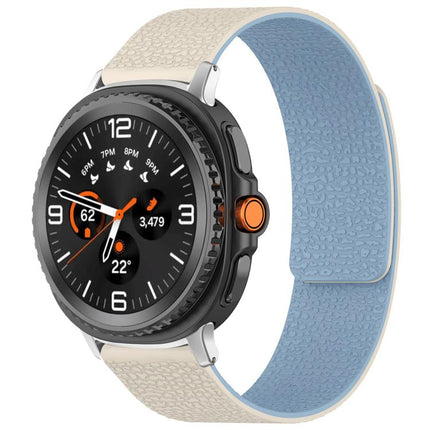 xDfind Litchi Texture Magnetic Silicone Watch Band, For Samsung Galaxy Watch Ultra/Ultra 2025, For Samsung Galaxy Watch8 / 8 Classic