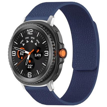 xDfind Litchi Texture Magnetic Silicone Watch Band, For Samsung Galaxy Watch Ultra/Ultra 2025, For Samsung Galaxy Watch8 / 8 Classic